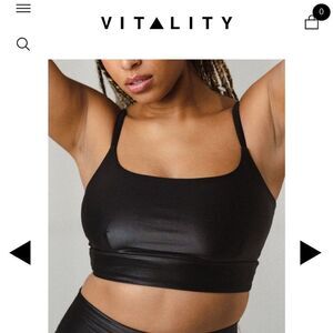 Black Balance / Vitality Sports Bra